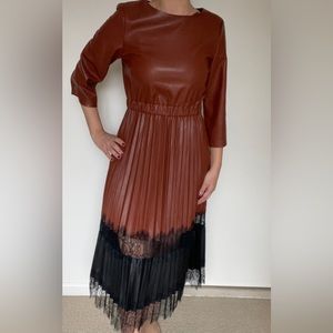 Zara Leather Dress